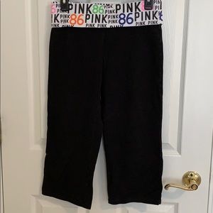 PINK cropped leggings